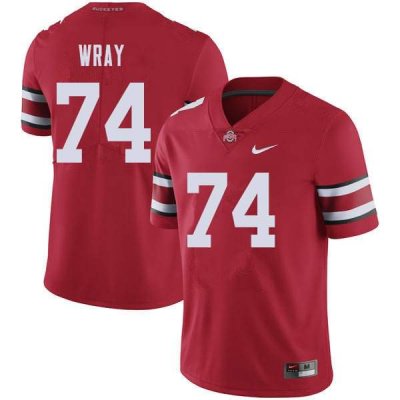 Men's Ohio State Buckeyes #74 Max Wray Red Nike NCAA College Football Jersey Top Deals AII8644VX